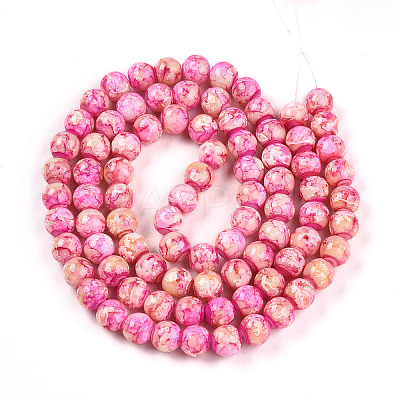 Baking Paint Glass Beads X1-DGLA-N003-10mm-A01-1