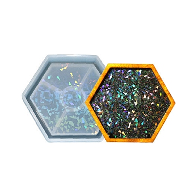 Silicone Laser Effect Cup Mat Molds DIY-C061-03A-1