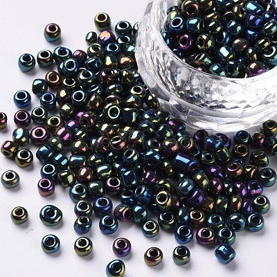6/0 Glass Seed Beads SEED-A009-4mm-605-1