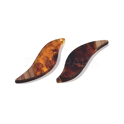 Resin & Wood Big Pendants WOOD-F015-18B-1