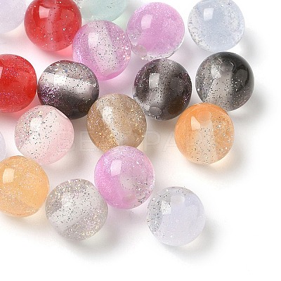 Two Tone Resin Beads RESI-Q025-02A-1