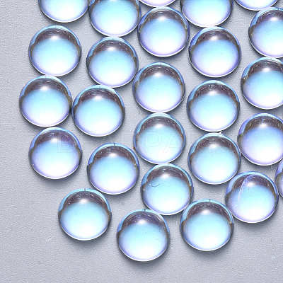 Transparent Glass Cabochons GLAA-S190-013A-A01-1