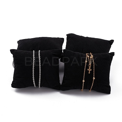 Velvet Pillow Jewelry Bracelet Watch Display LS-BDIS-I001-01-1
