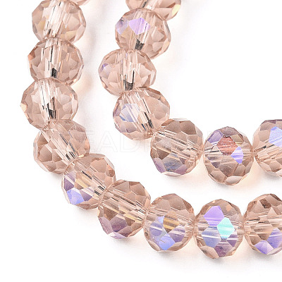 Electroplate Glass Beads Strands EGLA-A034-T3mm-L22-1