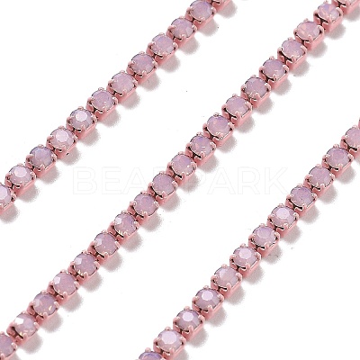 Iron Rhinestone Glass Cup Chain CH-U001-01D-1