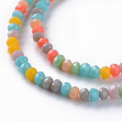 Opaque Glass Beads Strands GLAA-T006-09-B01-1