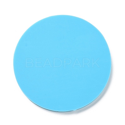 DIY Mother's Day Theme Flat Round Pendant Silicone Molds LS-SIMO-H010-02B-1
