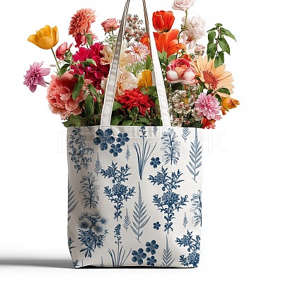 Canvas Women's Tote Bags ABAG-WH0057-006-1