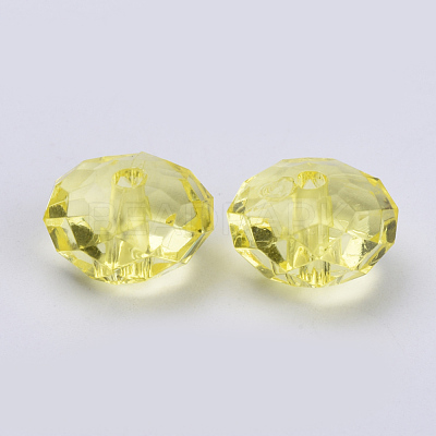Transparent Acrylic Beads TACR-Q258-8mm-V21-1