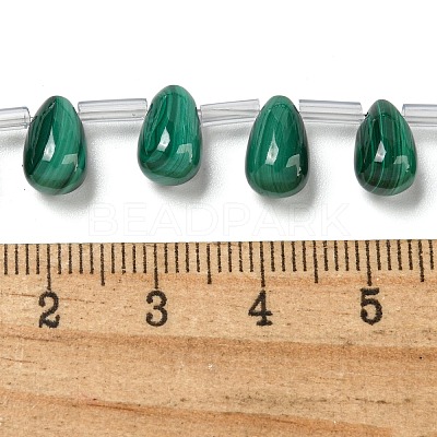 Natural Malachlite Beads Strands G-Q185-A01-01-1