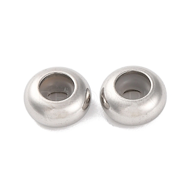 202 Stainless Steel Beads STAS-P238-10P-D-1