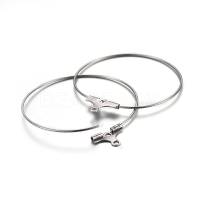 Tarnish Resistant 304 Stainless Steel Pendants STAS-F191-09P-C-1