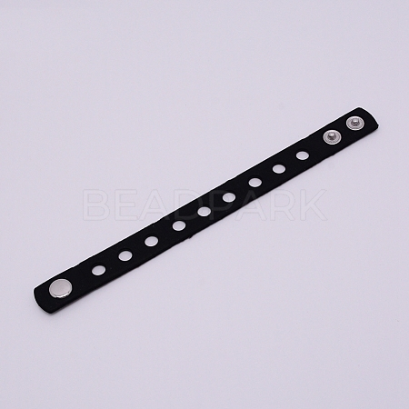 Kids Silicone Cord Bracelets BJEW-WH0011-02C-1