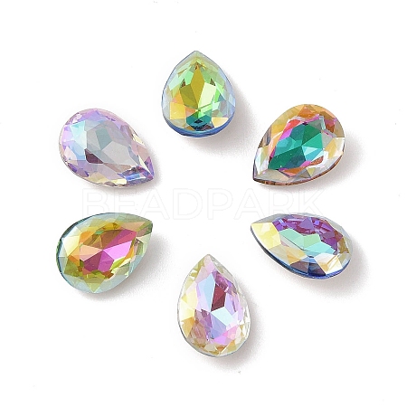 Glass Rhinestone Cabochons RGLA-L029-04A-1