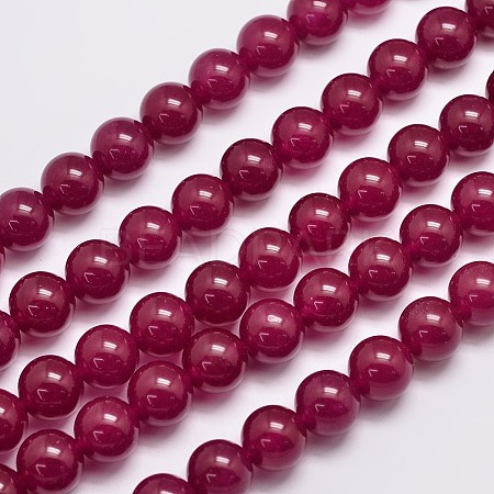 Natural & Dyed Malaysia Jade Bead Strands G-A146-12mm-A15-1