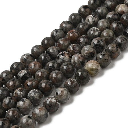 Natural Fluorescent Syenite Rock(Glow under UV Light) Beads Strands G-K340-A05-06-1