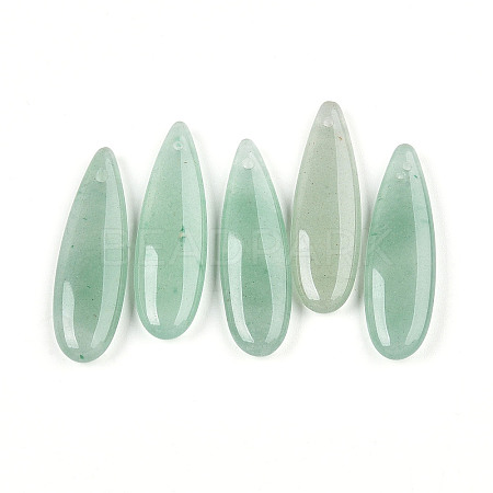 Natural Green Aventurine Pendants G-N348-02A-1
