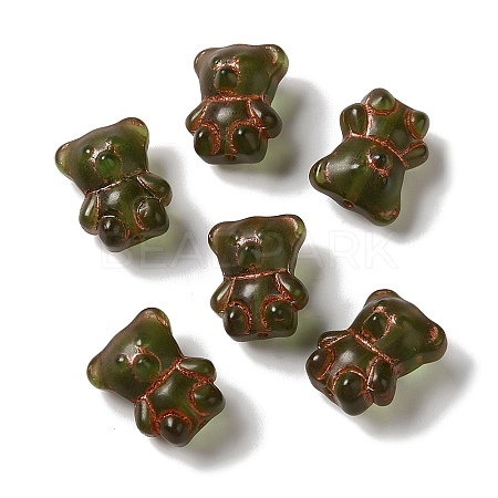 Transparent Lampwork Beads LAMP-P065-06A-05-1