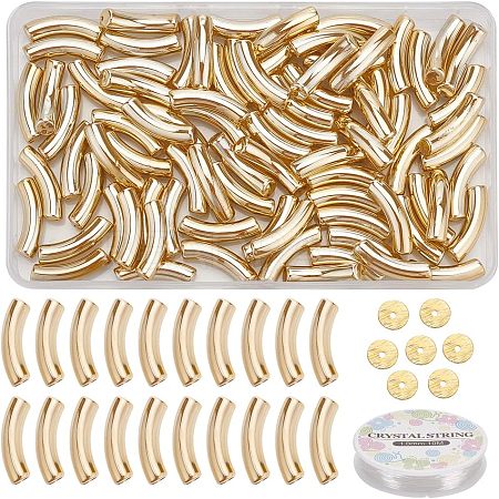 DIY Curved Tube Chunky Bracelet Making Kit DIY-NB0007-29-1