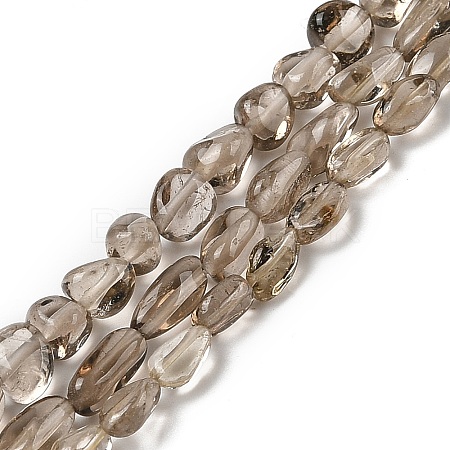 Natural Smoky Quartz Beads Strands G-H085-D01-01-1