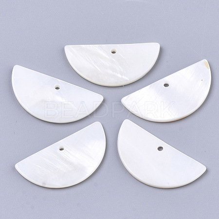 Natural Freshwater Shell Pendants SHEL-S276-73-1