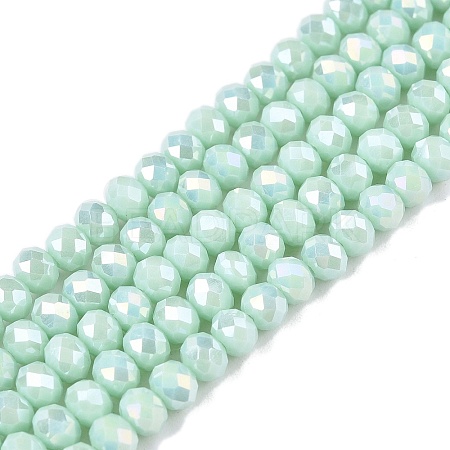 Electroplate Glass Beads Strands LS-EGLA-A044-P3mm-B14-1