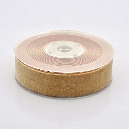 Polyester Velvet Ribbon for Gift Packing and Festival Decoration SRIB-M001-26mm-845-1