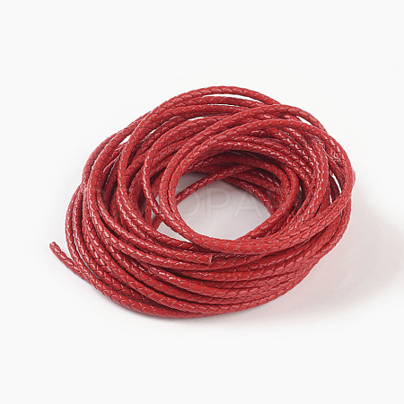 Braided Leather Cord with Core WL-F009-B03-4mm-1