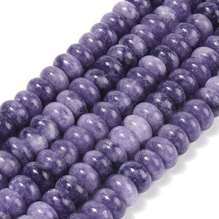 Dyed Natural White Jade Beads Strands G-G107-A12-01-1