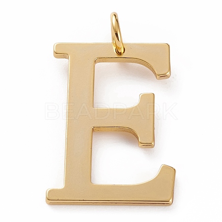 Golden Brass Pendants KK-P194-01G-E-1