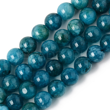 Natural Quartz Beads Strands X-G-R479-10mm-03-1