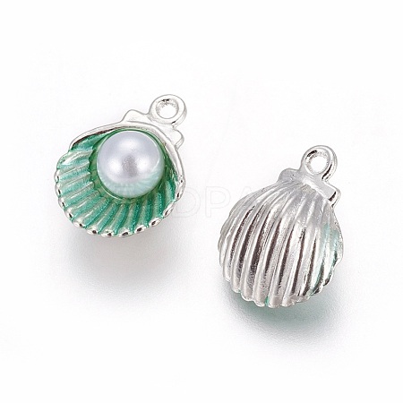 Alloy Enamel Pendants PALLOY-F224-03P-02-1