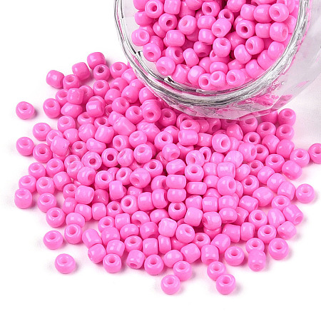 8/0 3mm Baking Paint Glass Seed Beads Loose Spacer Beads X-SEED-S002-K2-1