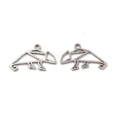 Non-Tarnish 201 Stainless Steel Pendants STAS-K251-055P-1