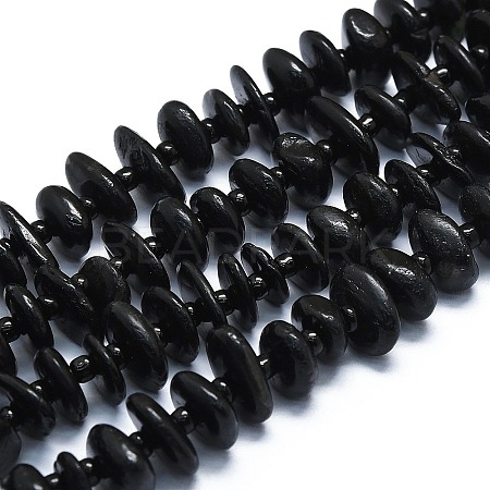 Natural Hypersthene Beads Strands G-K245-H15-03-1