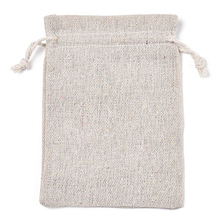 Cotton Cloth Packing Pouches Drawstring Bags ABAG-R011-10X14-01-1