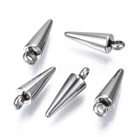 Non-Tarnish 201 Stainless Steel Pendants X-STAS-S117-002A-01-1