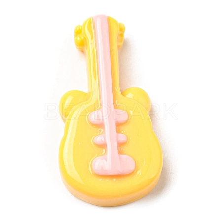 Musical Theme Opaque Resin Cabochons CRES-D008-01I-1