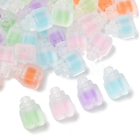 50Pcs Transparent Acrylic Beads OACR-YW0002-12-1