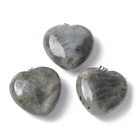 Natural Labradorite Pendants G-A259-02P-02-1