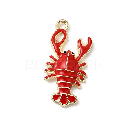 Alloy Enamel Pendants X-FIND-H055-15G-07-1