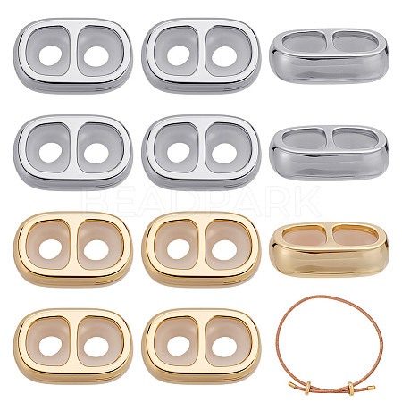 12Pcs 2 Colors Zinc Alloy Silicone Slide Charms FIND-AR0006-12-1