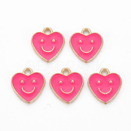 Alloy Enamel Charms X-ENAM-T016-12A-RS-1