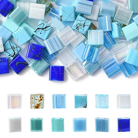 100Pcs 12 Styles 2-Hole Glass Seed Beads SEED-FS0001-44-1