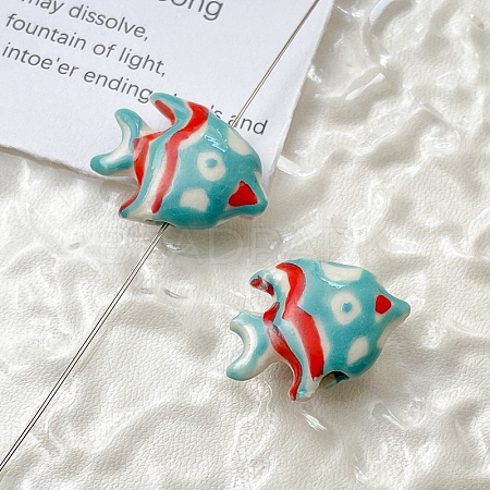 Handmade Porcelain Beads PW-WG52263-04-1