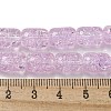 Transparent Crackle Glass Beads Strands GLAA-NH0001-04H-4