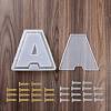 Letter-shaped Food Grade Money Box Silicone Molds DIY-D072-01GP-01-2