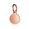 Ion Plating(IP) 304 Stainless Steel Pendants STAS-I311-33C-RG-1