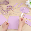 DIY PU Leather Braided Women's Crossbody Handbag Making Kits DIY-WH0349-103B-3