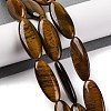 Natural Tiger Eye Beads Strands G-B078-E11-01-2